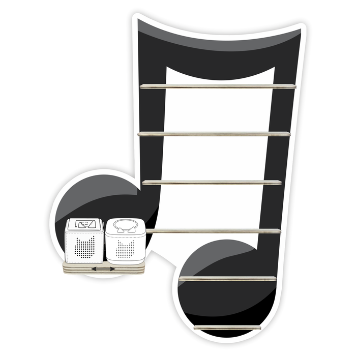 Regal für Musikbox - Doppelnote