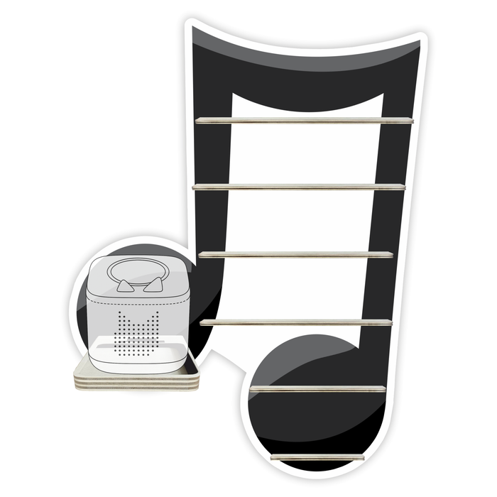 Regal für Musikbox - Doppelnote