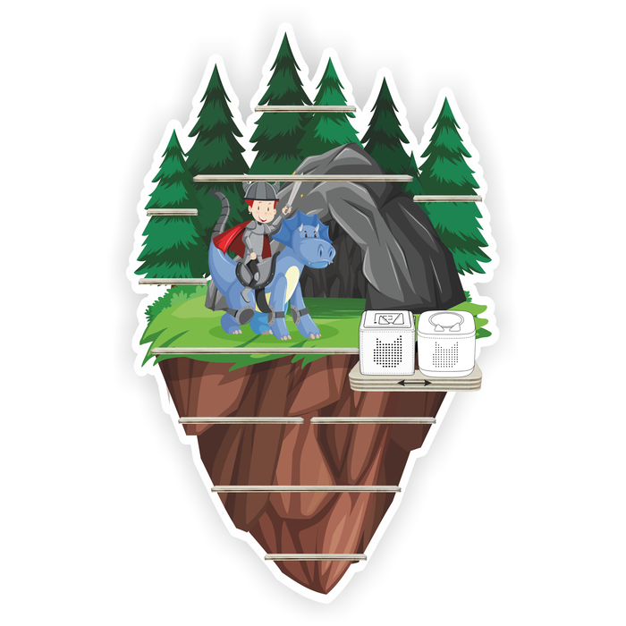 Regal für Musikbox - Drachenritter