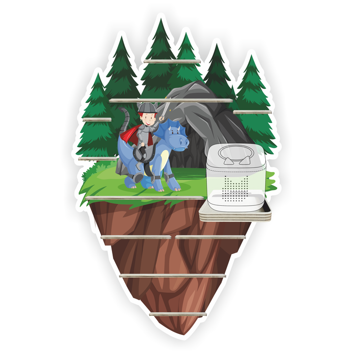 Regal für Musikbox - Drachenritter