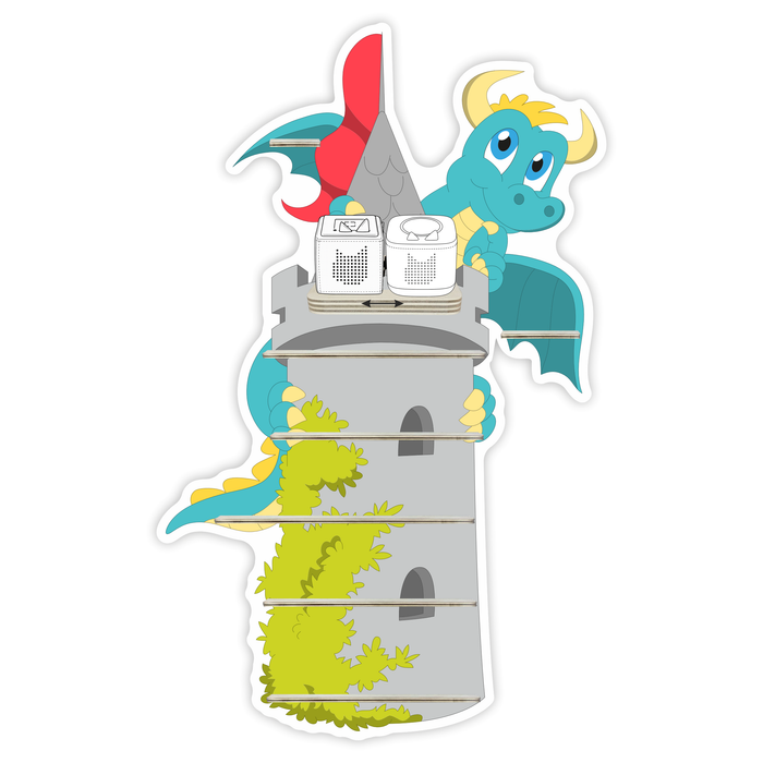 Regal für Musikbox - Drachenturm 2