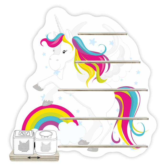 Regal für Musikbox - Einhorn mit Regenbogen