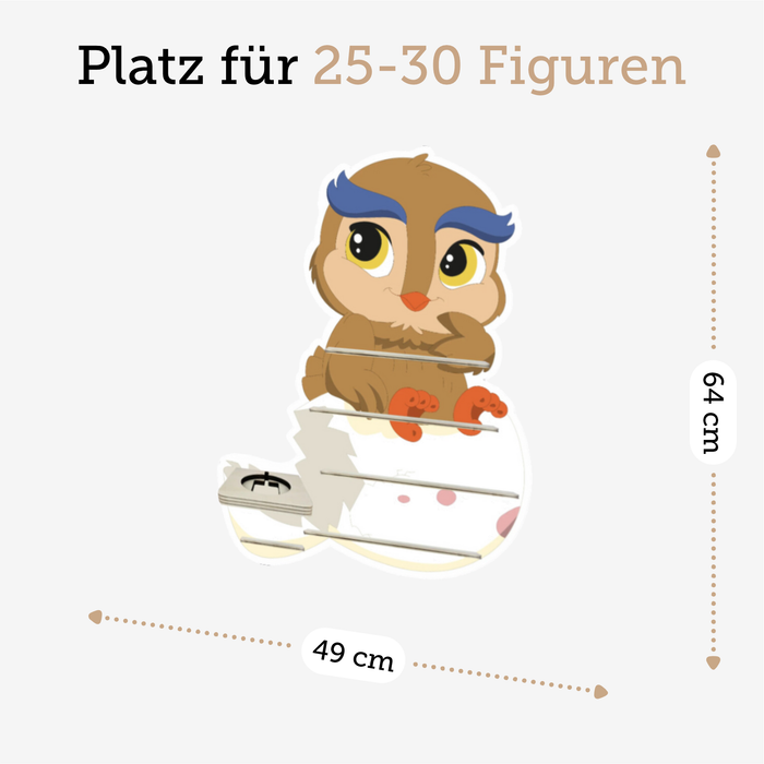 Regal für Musikbox - Eule im Ei