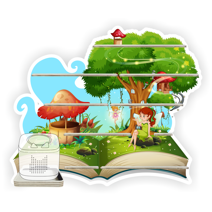 Regal für Musikbox - Feenbuch