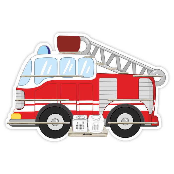 Regal für Musikbox - Feuerwehr mit Leiter