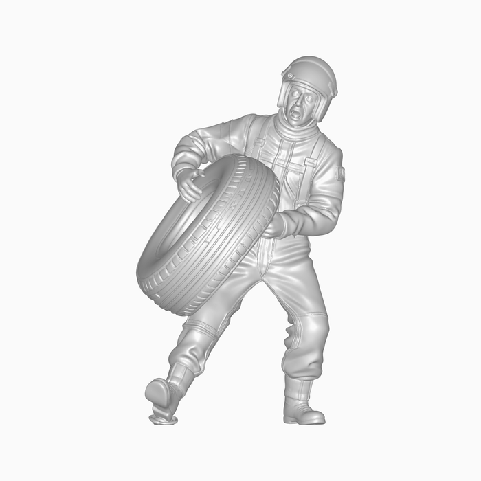 Feuerwehrmann mit Reifen - (DF-1071)