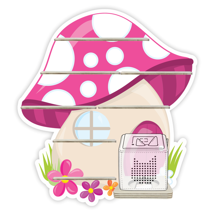 Regal für Musikbox - Fliegenpilzhaus