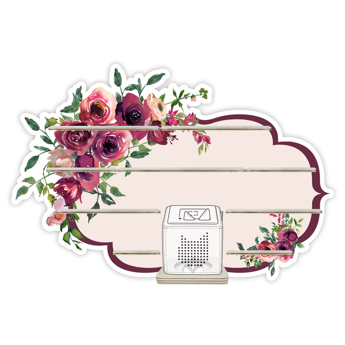 Regal für Musikbox - Flowerpower