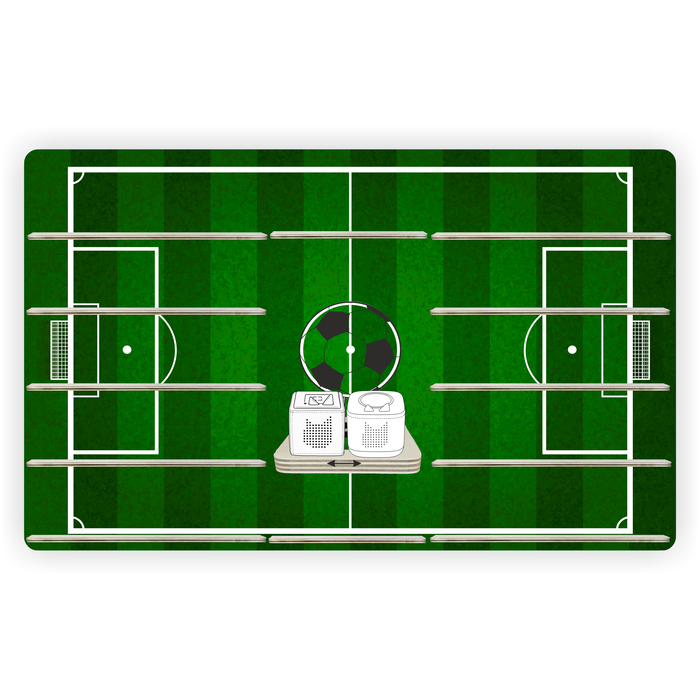 Regal für Musikbox - Fussballfeld
