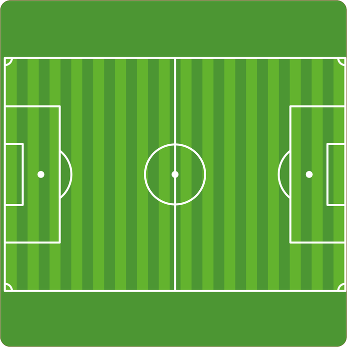 Folie für Musikbox - Fussballfeld