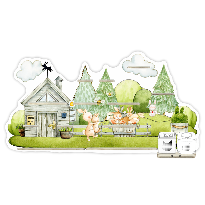 Regal für Musikbox - Hasenbande