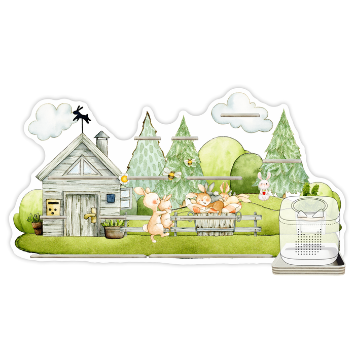 Regal für Musikbox - Hasenbande