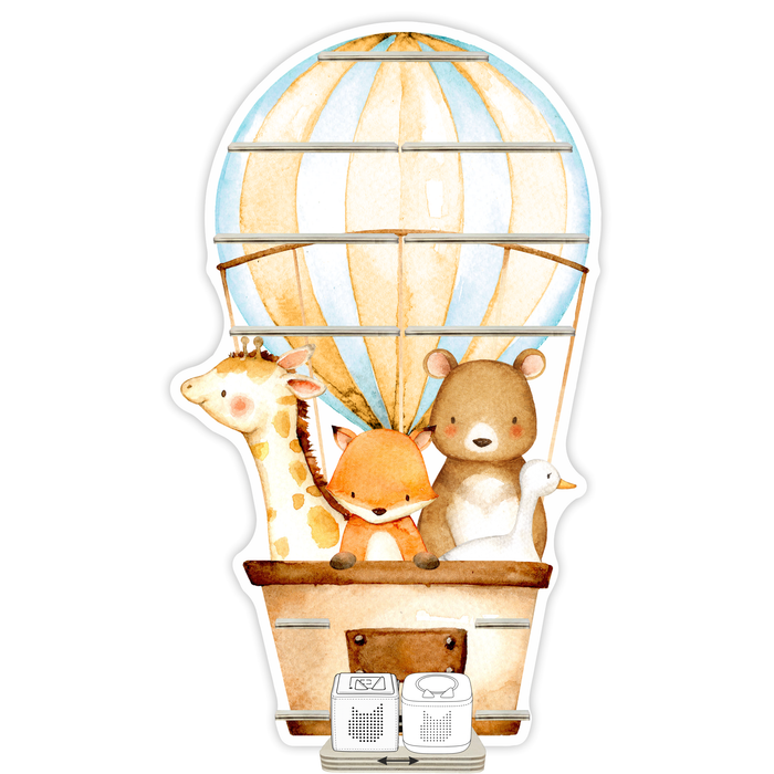 Regal für Musikbox - Heissluftballon Familie 1