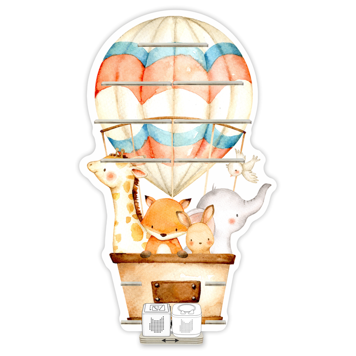 Regal für Musikbox - Heissluftballon Familie 2