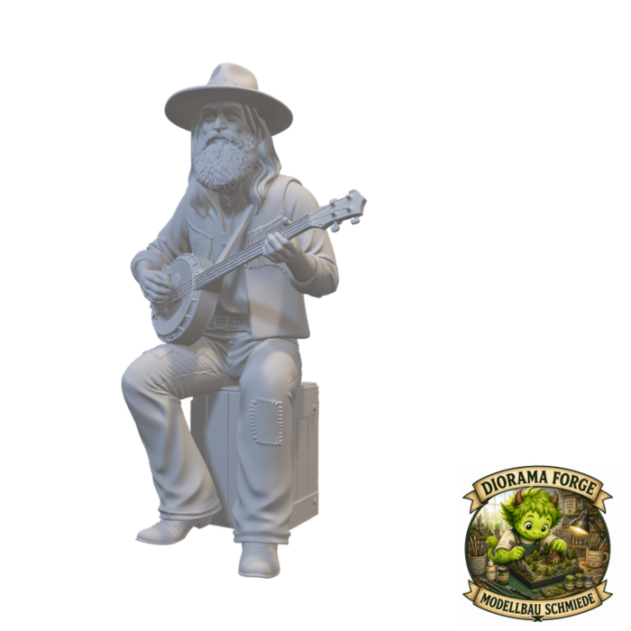 Hippie Banjospieler - (DF-847)