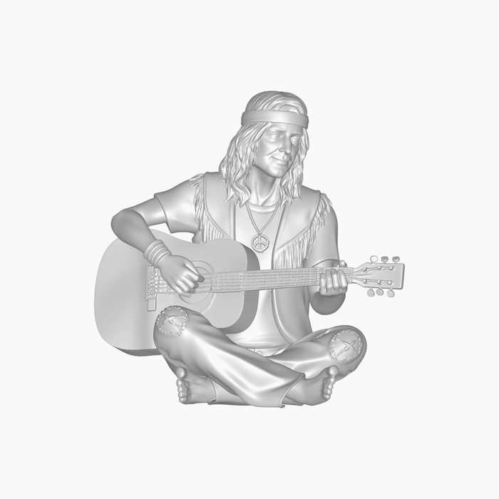 Hippie mit Gitarre - (DF-870)