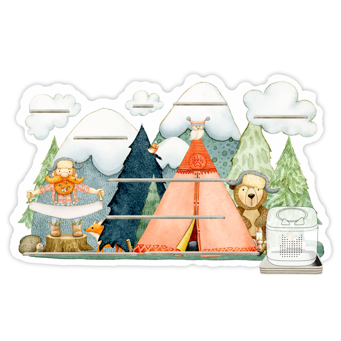 Regal für Musikbox - Holzfällergeschichte