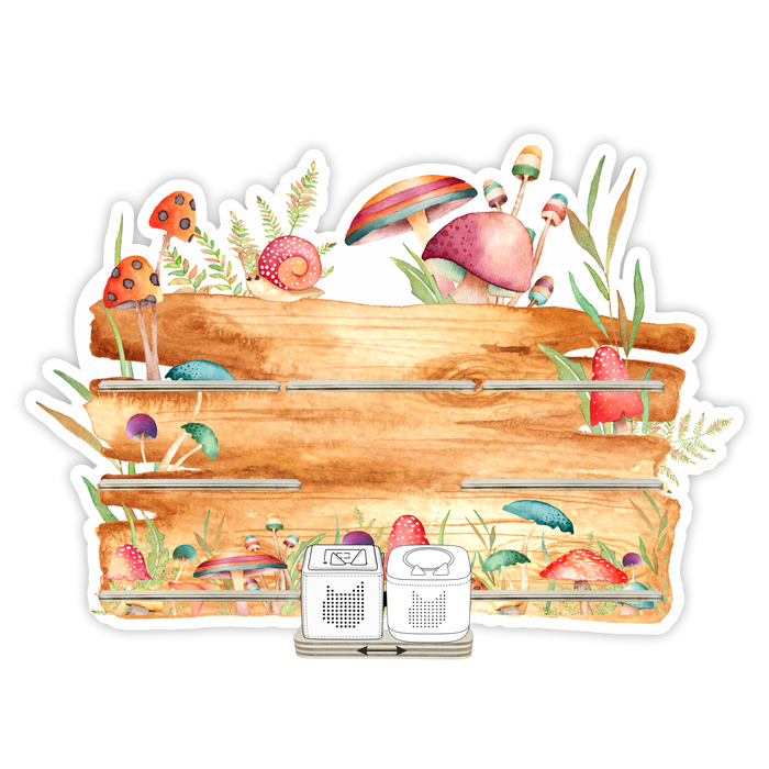 Regal für Musikbox - Holzpilze