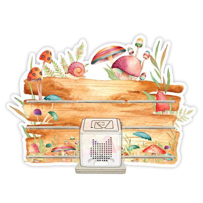 Regal für Musikbox - Holzpilze