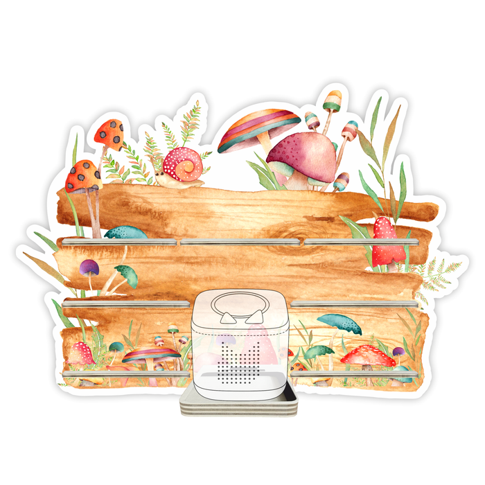 Regal für Musikbox - Holzpilze