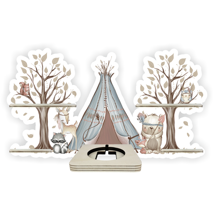 Regal für Musikbox - Starter Set - Tierische Freundschaft 1