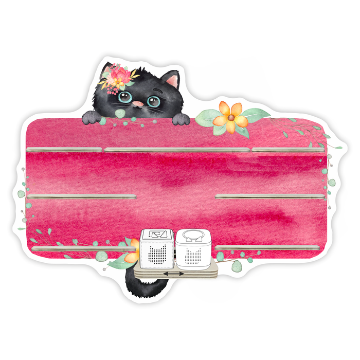 Regal für Musikbox - Katzenbanner 1