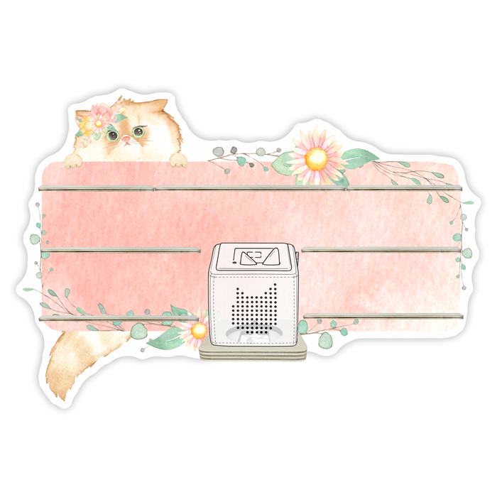 Regal für Musikbox - Katzenbanner 2