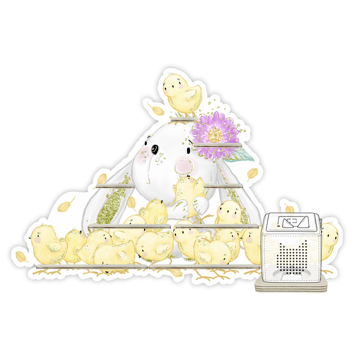 Regal für Musikbox - Kükenhase