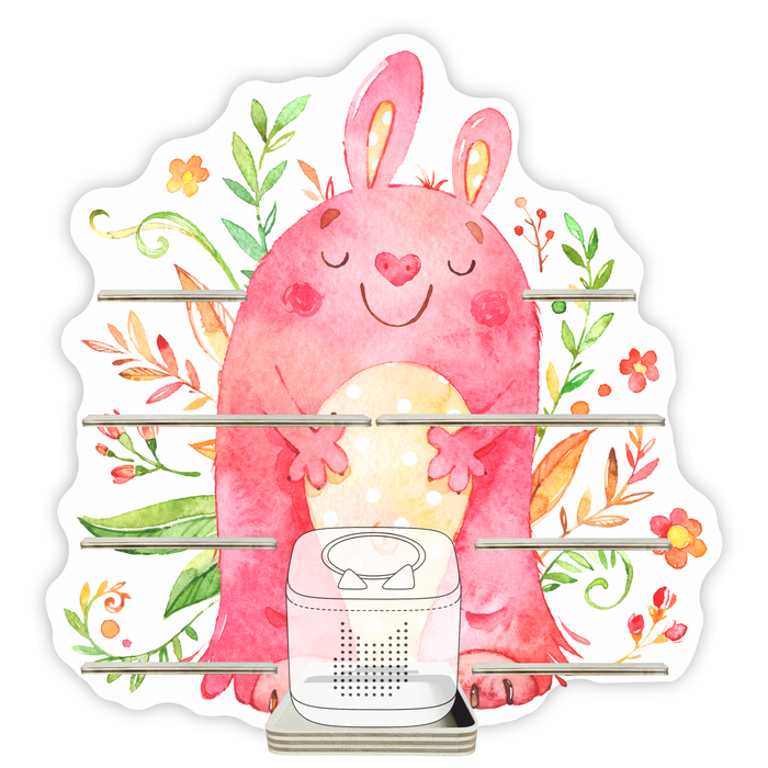 Regal für Musikbox - Kuschelmonster mit Blumen