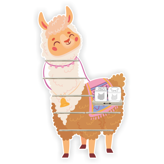 Regal für Musikbox - Lama