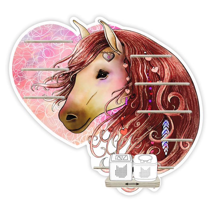Regal für Musikbox - Liebes Pferd