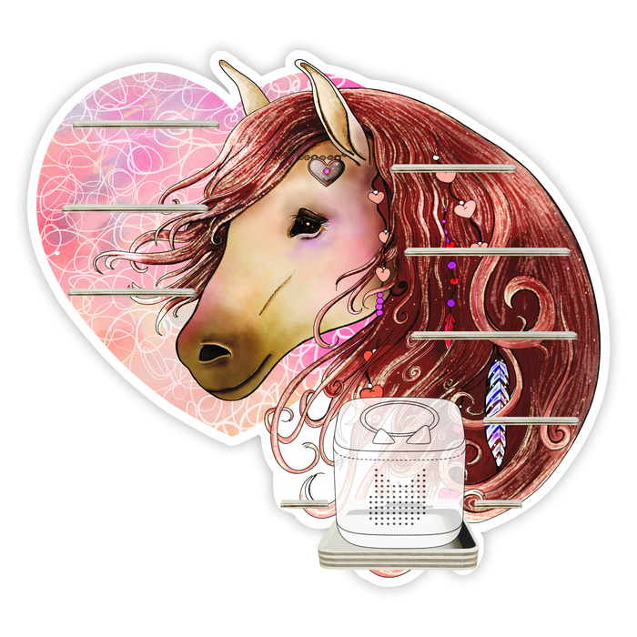 Regal für Musikbox - Liebes Pferd