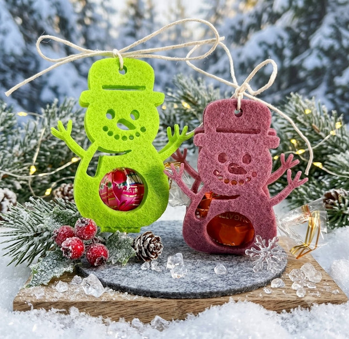 Lollifigur Schneemann für Lolli - 8er Set