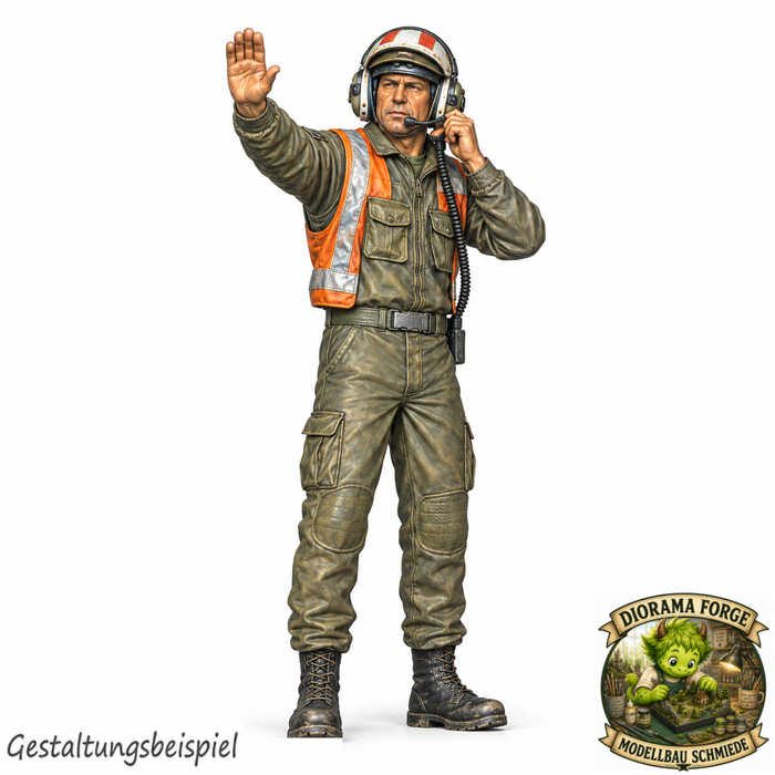 Mechaniker gibt Signal - (DF-1090)