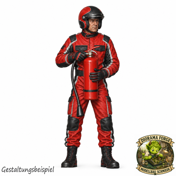 Mechaniker mit Feuerlöscher - (DF-1095)