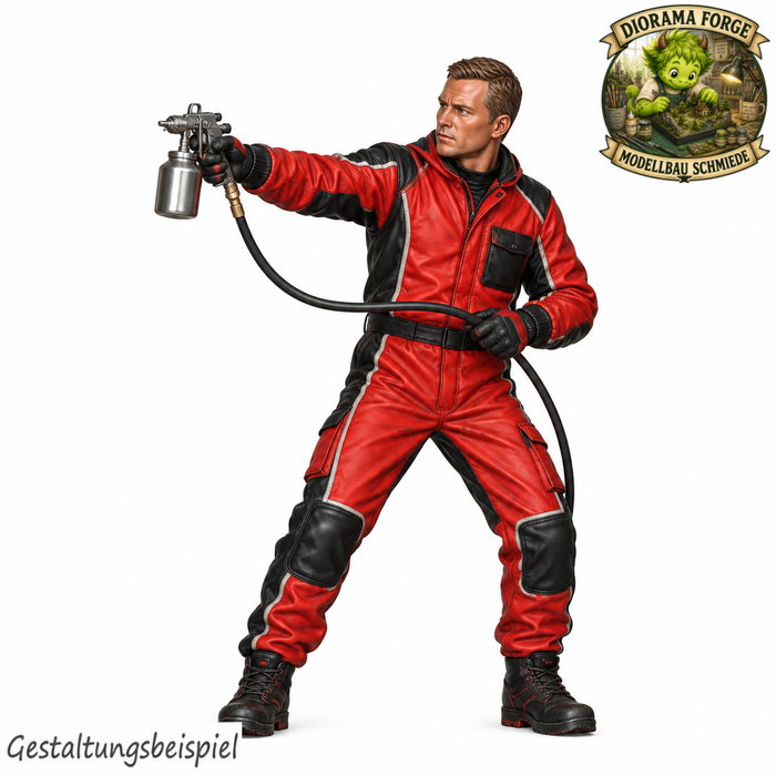 Mechaniker mit Lackierpistole - (DF-1096)