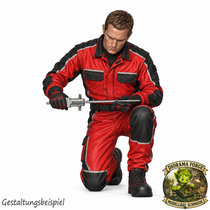 Mechaniker mit Messwerkzeug - (DF-1099)