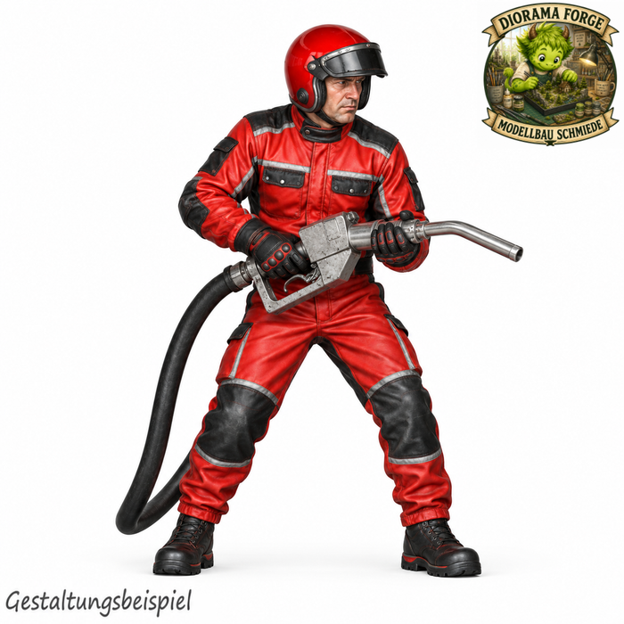 Mechaniker mit Tankschlauch - (DF-1104)