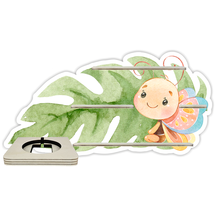 Regal für Musikbox - Starter Set - Schmetterling