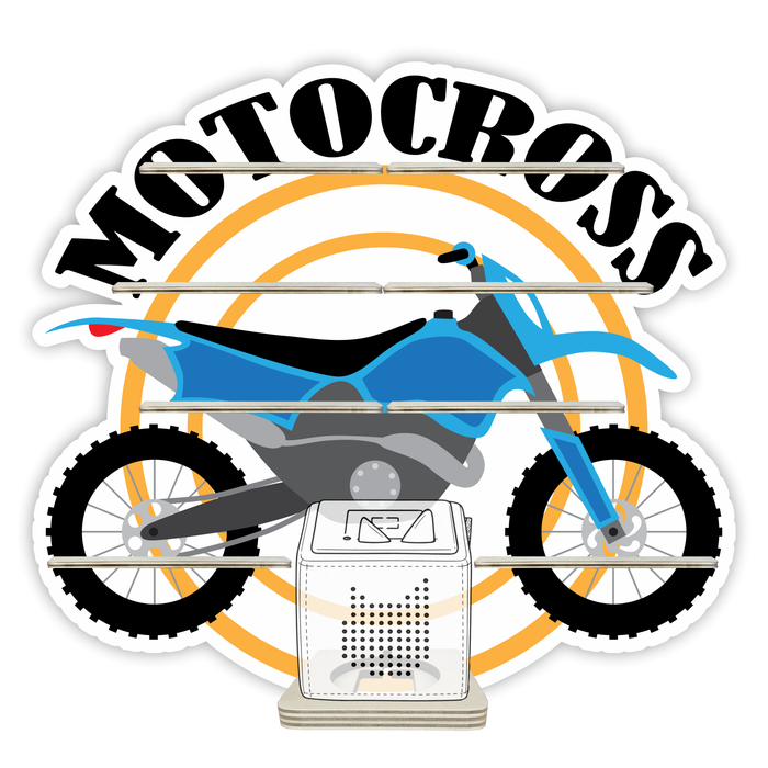 Regal für Musikbox - Motocross