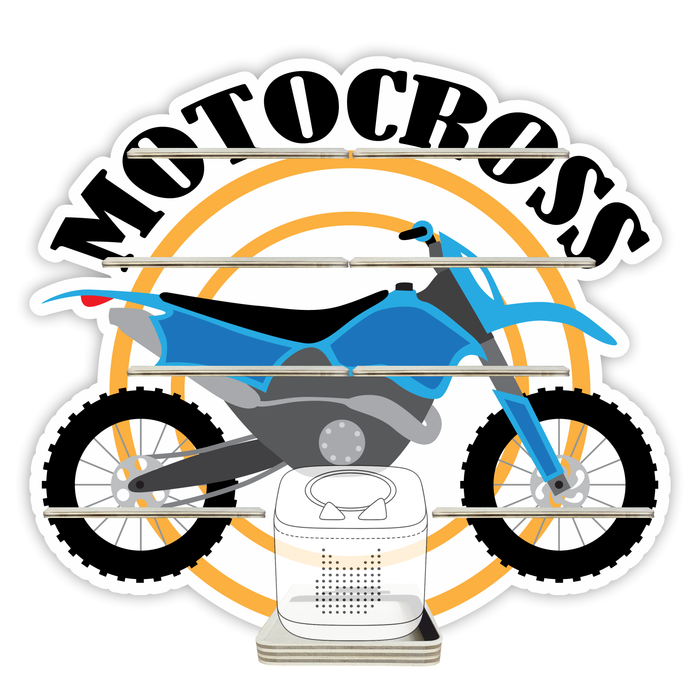 Regal für Musikbox - Motocross