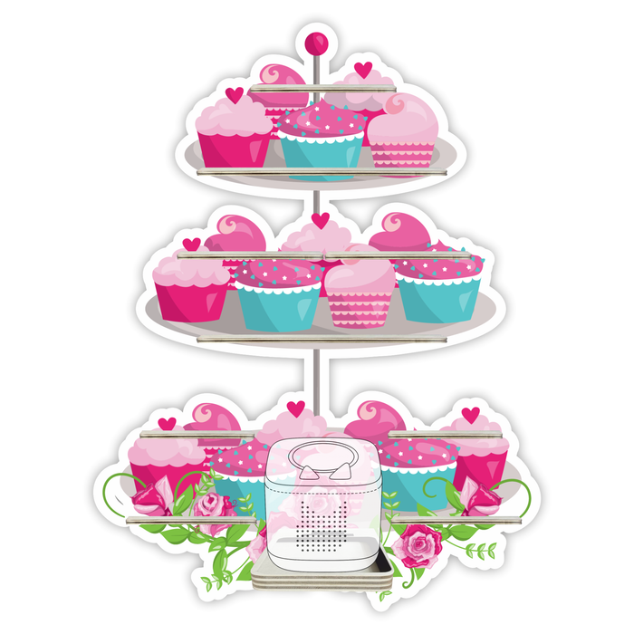 Regal für Musikbox - Muffins