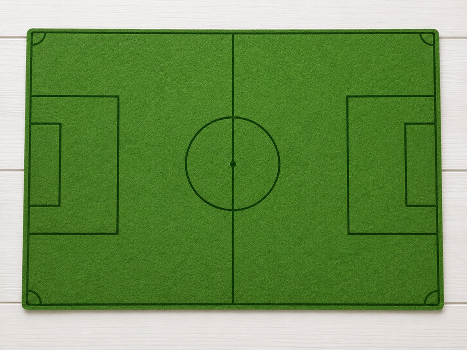Platzdeckchen Gravur Fußballfeld