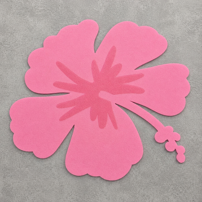 Platzdeckchen Hibiskus Graviert