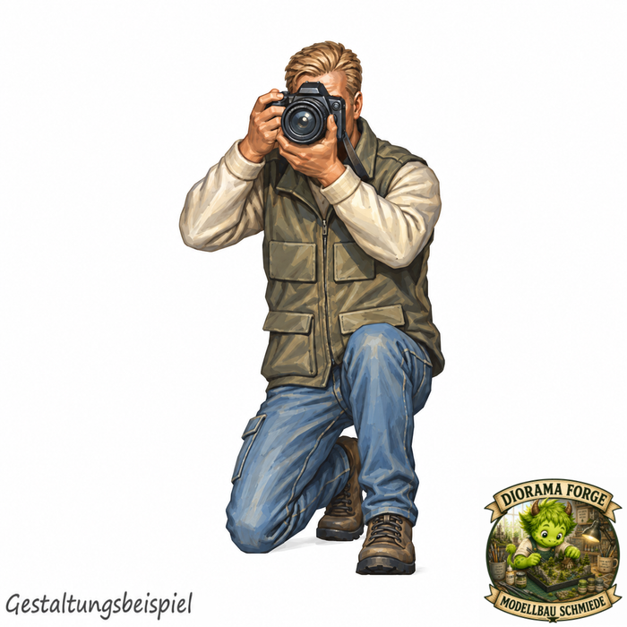 Pressefotograf mit Kamera - (DF-1124)