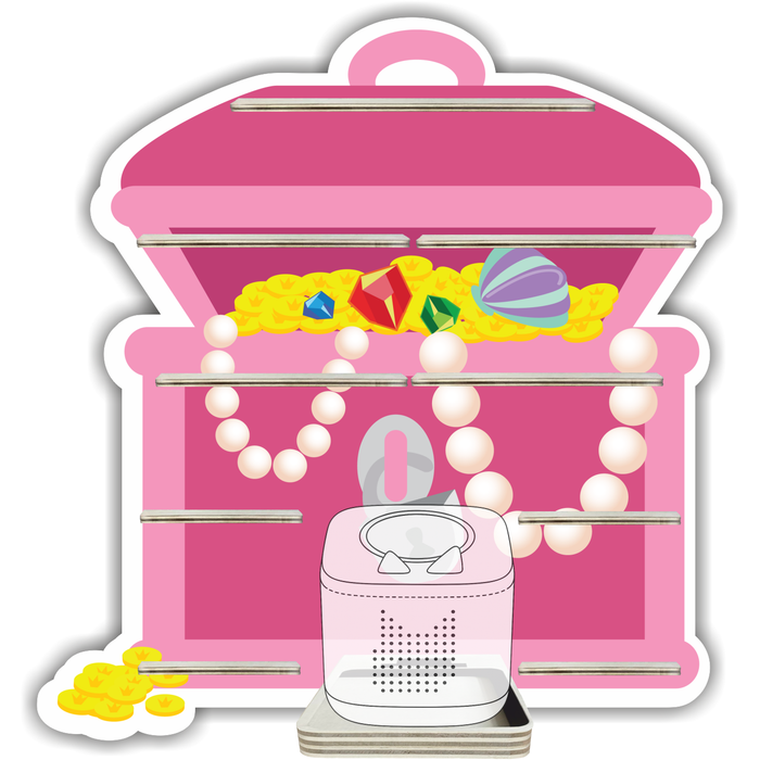 Regal für Musikbox - Prinzessinen Schmucktruhe