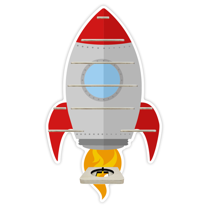 Regal für Musikbox - Rakete