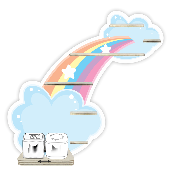 Regal für Musikbox - Regenbogenbrücke