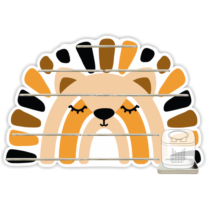 Regal für Musikbox - Regenbogensafari Löwe