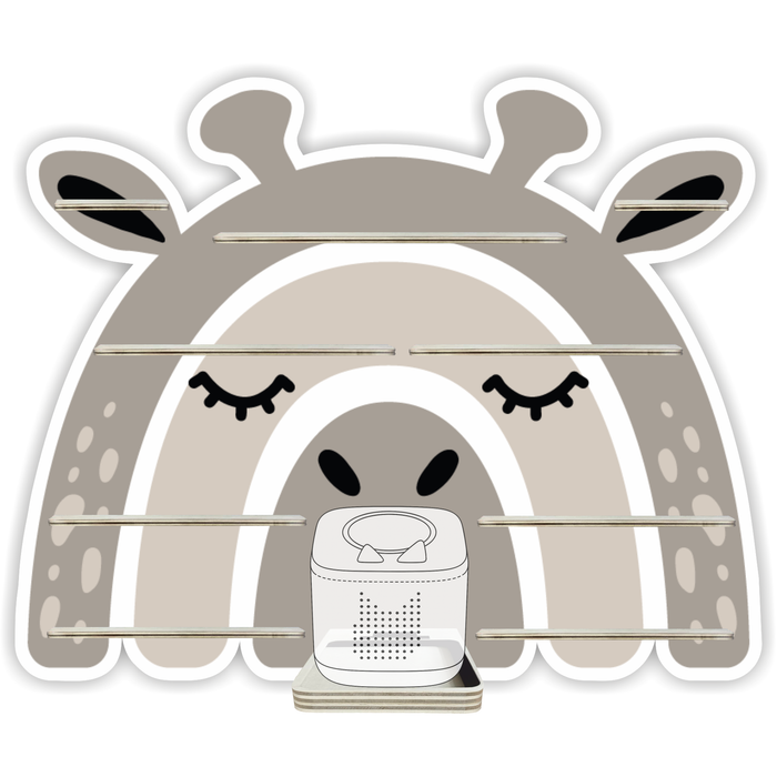 Regal für Musikbox - Regenbogensafari Nilpferd